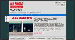 Desktop Screenshot of allsmogs.com
